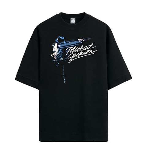 amplified-michael-jackson-oversized-t-shirt-240g-schwarz image 4