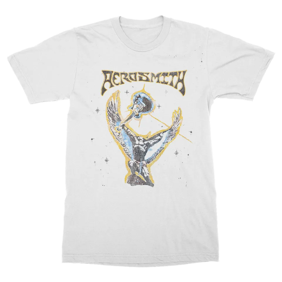 aerosmith-winged-angel-guitar-t-shirt-wei-unisex image 1