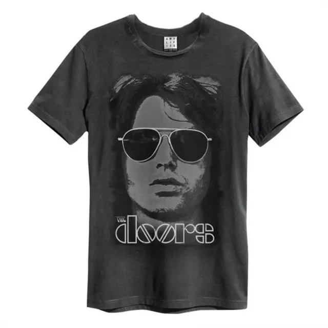 amplified-the-doors-mr-mojo-risin-t-shirt-charcoal image 1