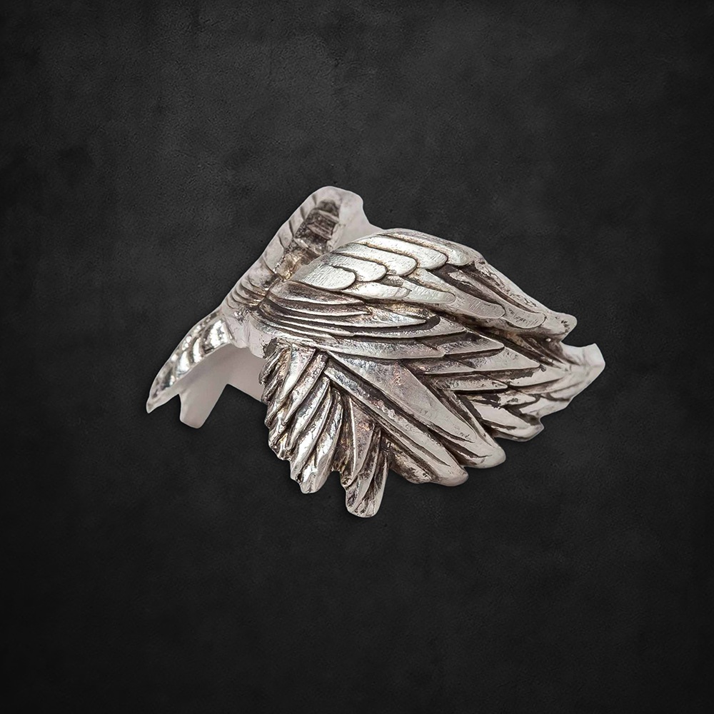 aerosmith-x-distefano-las-vegas-ring-sterlingsilber-federn image 2