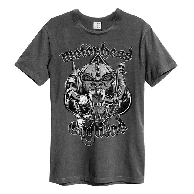amplified-mot-rhead-snaggletooth-t-shirt-charcoal-medium image 1