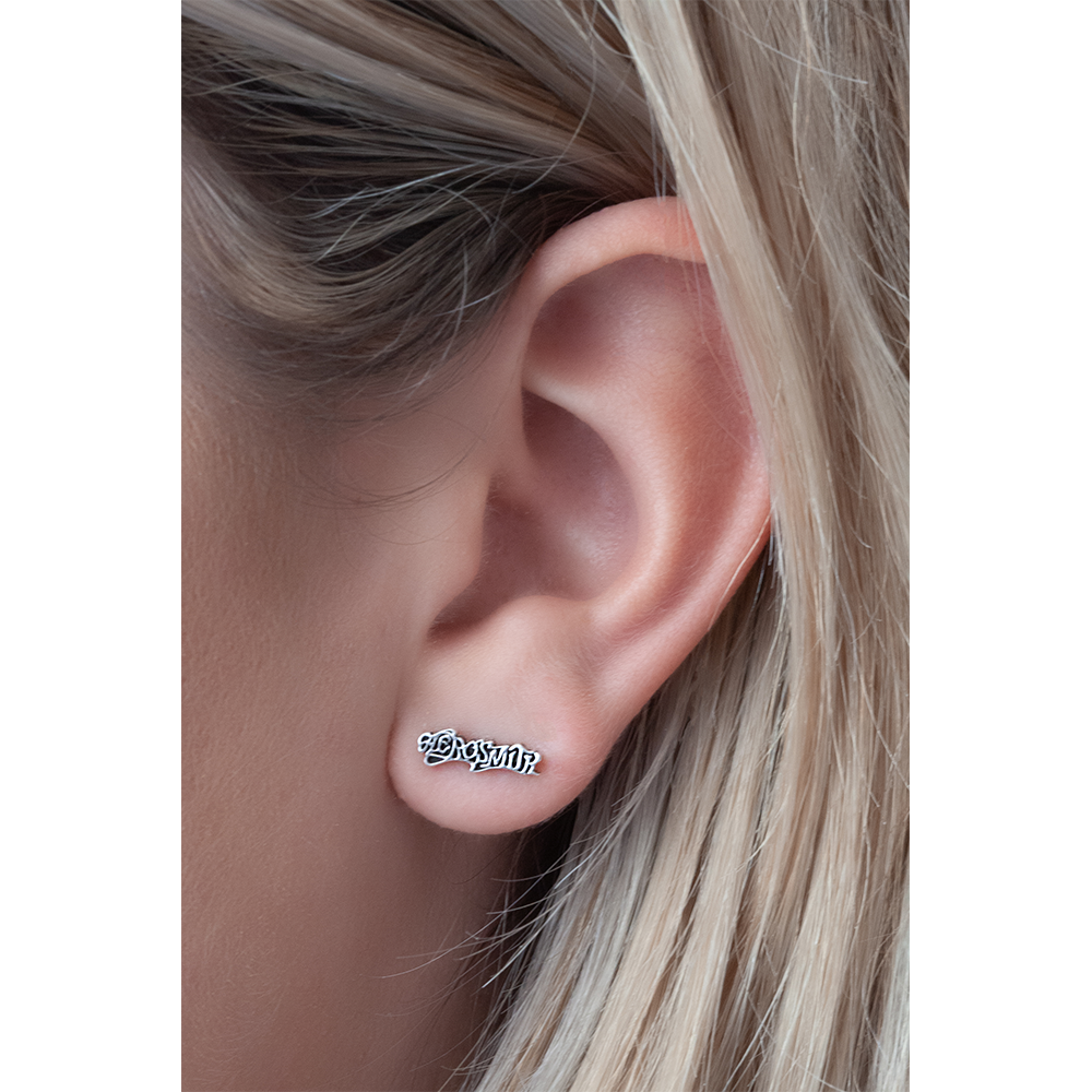 aerosmith-x-distefano-ohrstecker-silber-11-5-mm-logo-paar image 2
