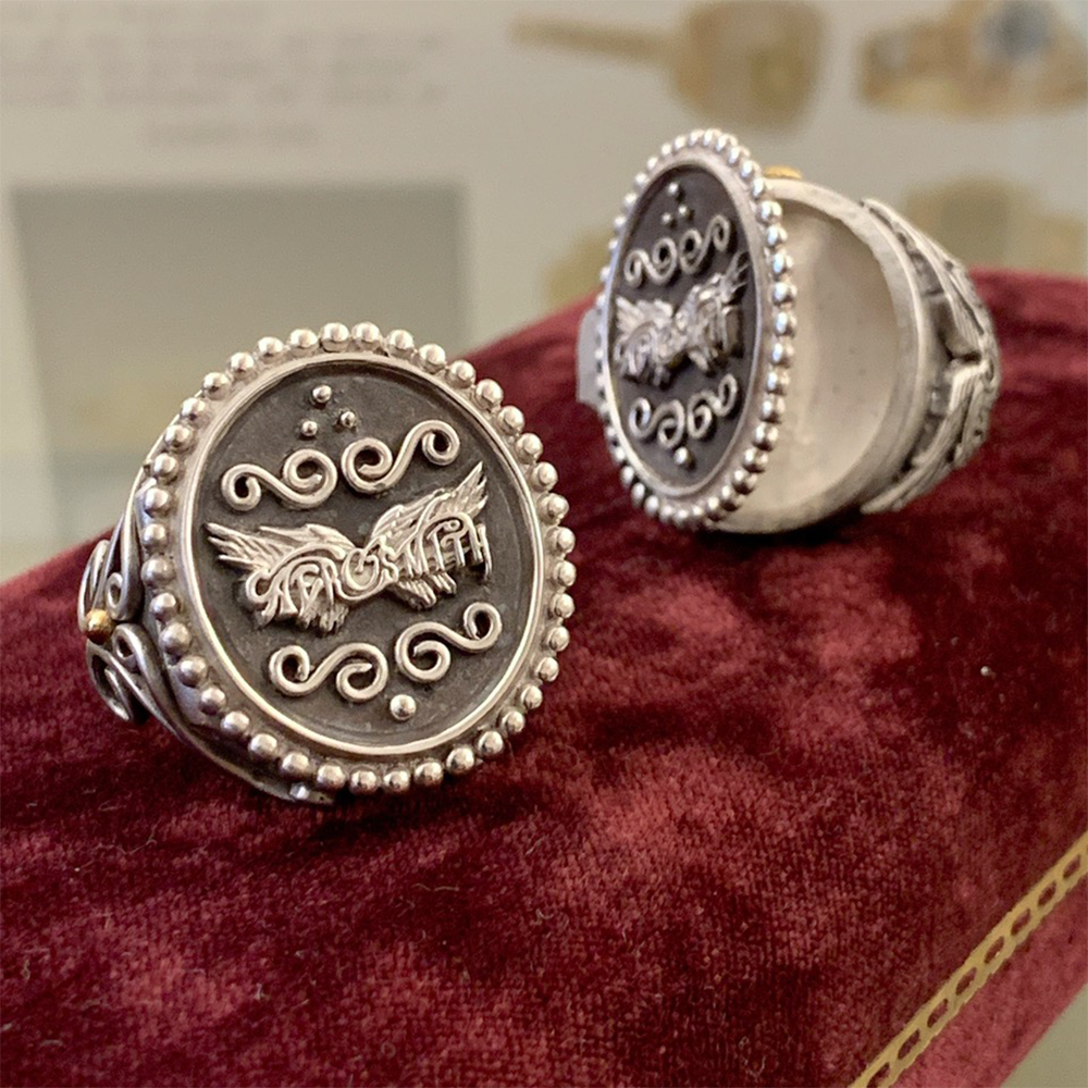 aerosmith-x-distefano-sin-city-ring-sterlingsilber-bright-finish-diamant image 8