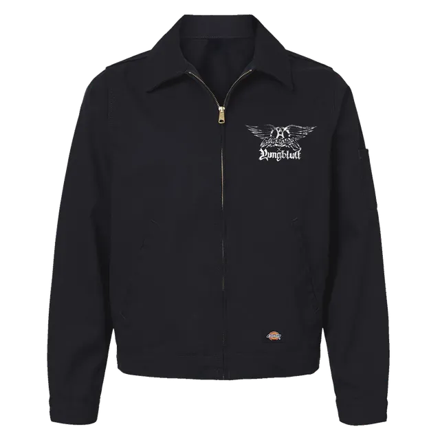 aerosmith-one-more-time-work-jacket-schwarz-unisex image 1
