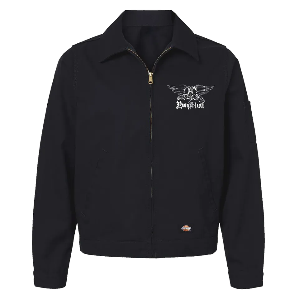 aerosmith-one-more-time-work-jacket-schwarz-unisex image 1