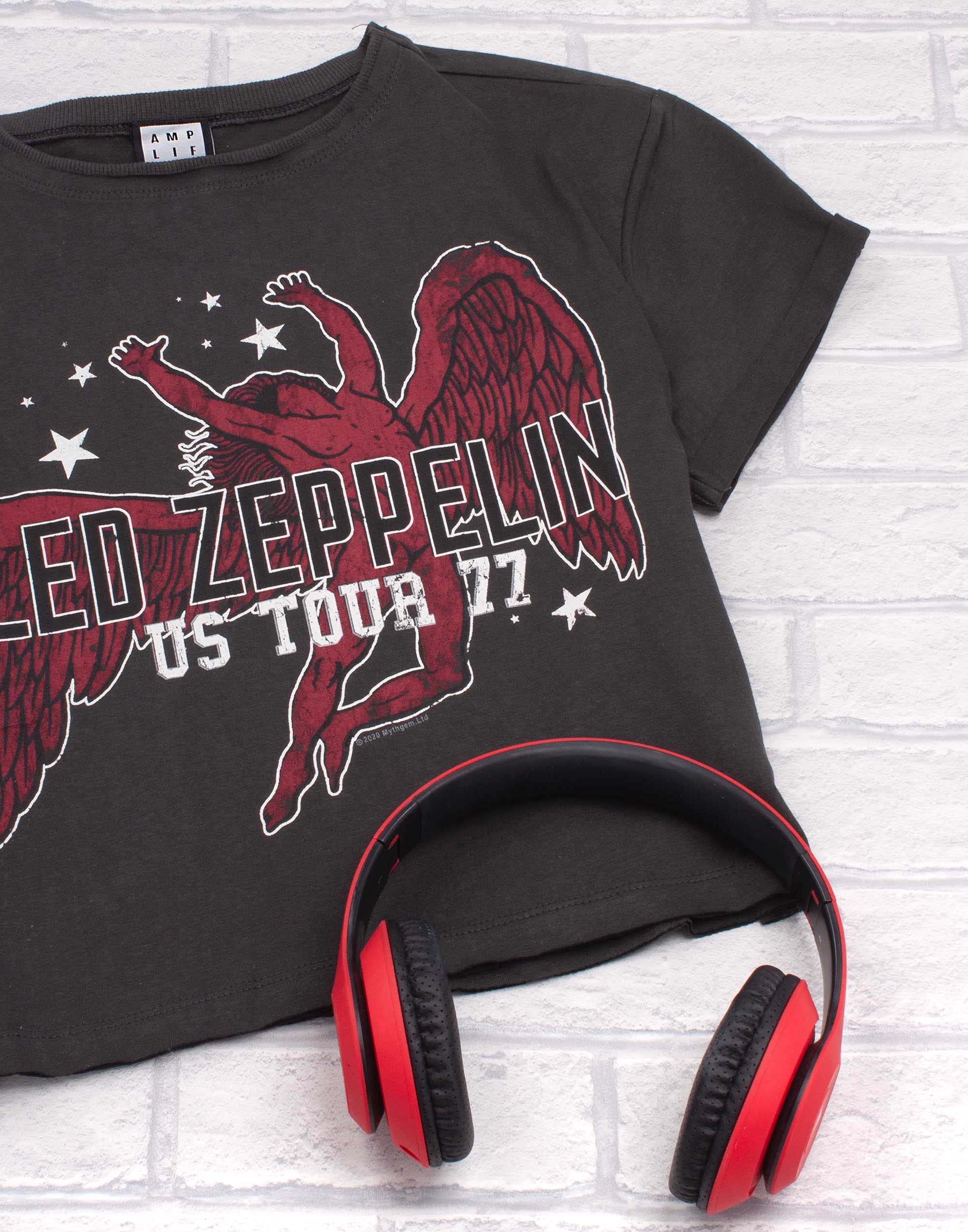amplified-led-zeppelin-icarus-77-t-shirt-damen-cropped image 3
