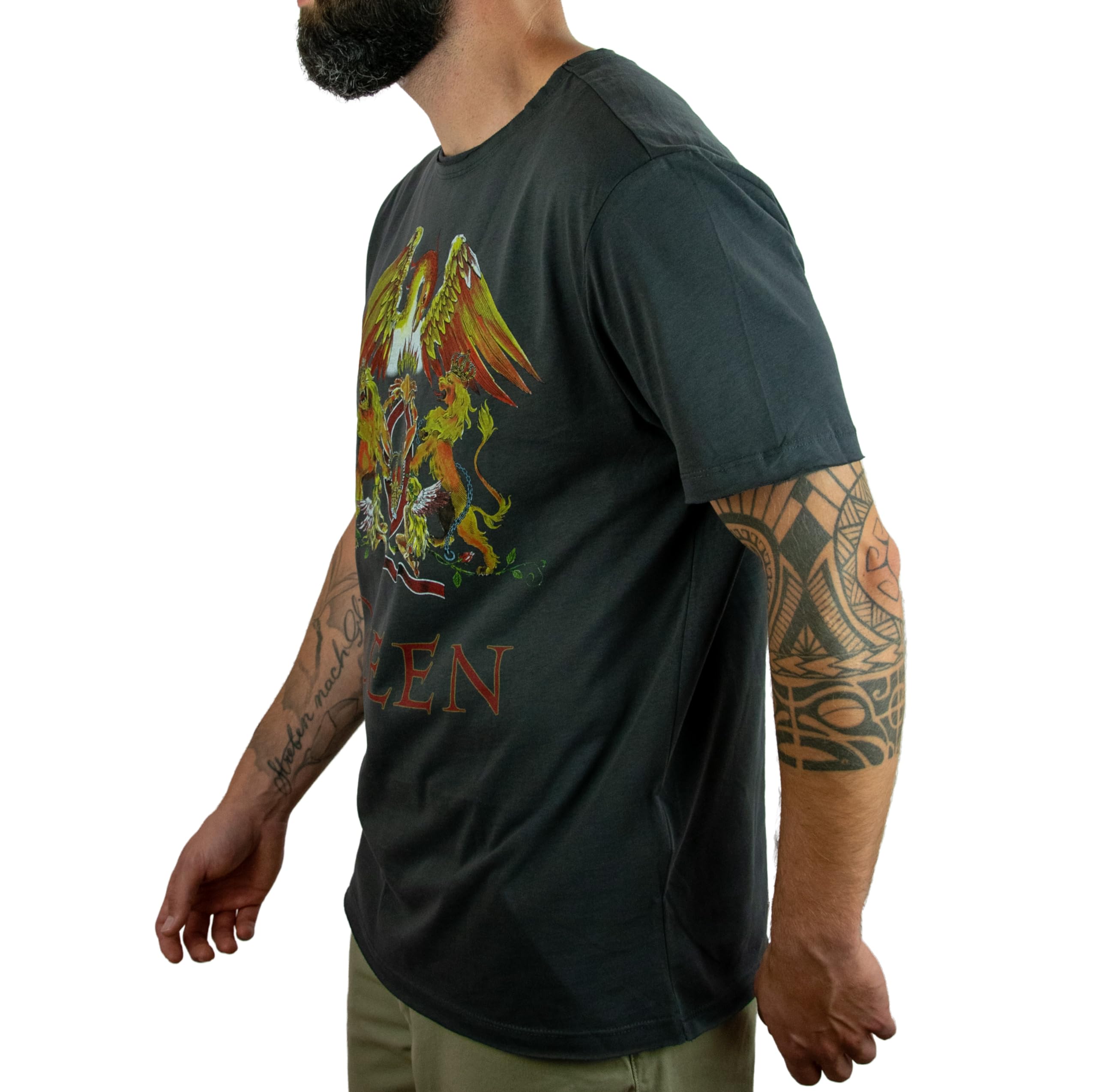 amplified-queen-royal-crest-t-shirt-gr-e-l-charcoal image 2