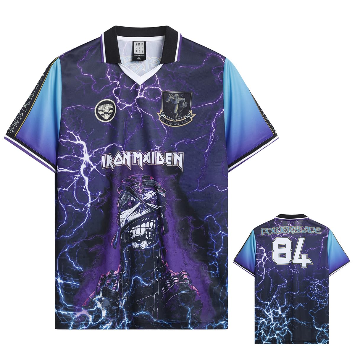 iron-maiden-powerslave-trikot-fu-balltrikot-l-rock-fc-eddie image 1