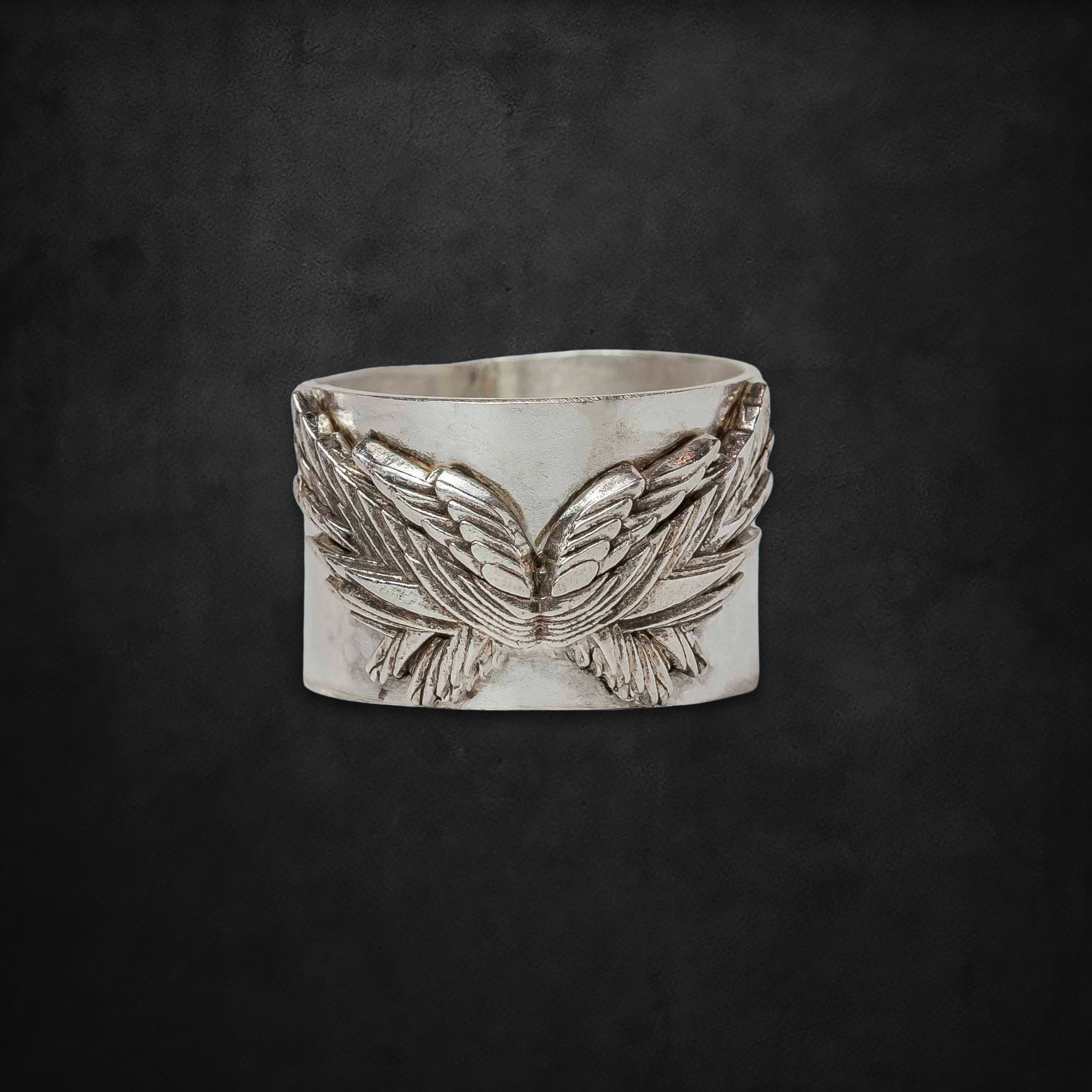 aerosmith-x-distefano-rock-band-ring-silber-13-mm-breit image 1