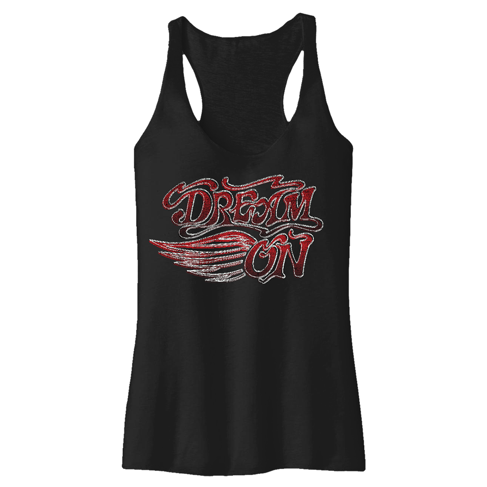 aerosmith-dream-on-tank-top-schwarz-damen-song-schriftzug image 1