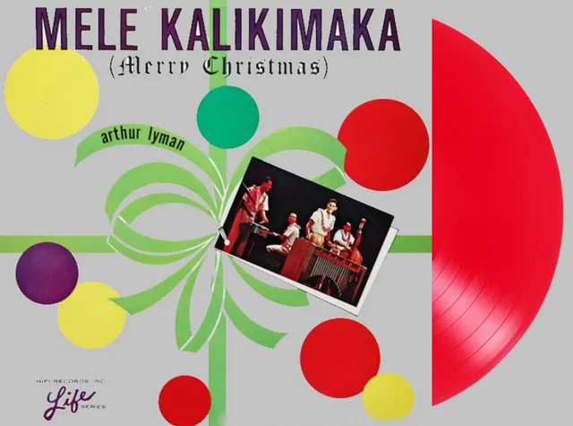 friday-music-holiday-arthur-lyman-mele-kalikimaka-lp-rotes-vinyl image 1