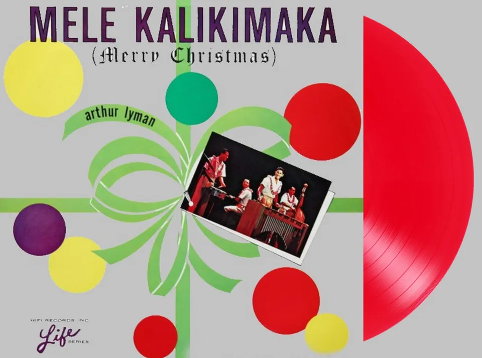friday-music-holiday-arthur-lyman-mele-kalikimaka-lp-rotes-vinyl image 1