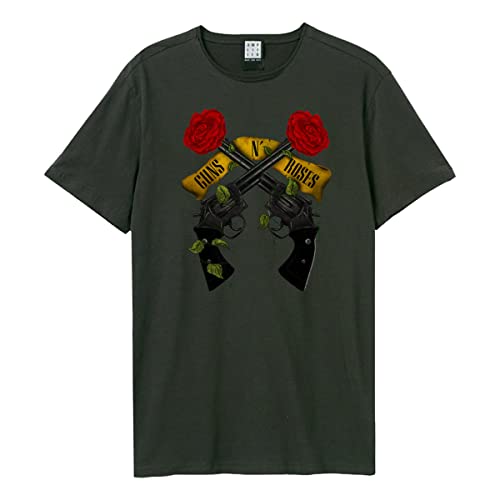 amplified-guns-n-roses-shooting-roses-t-shirt-grau-xs image 7