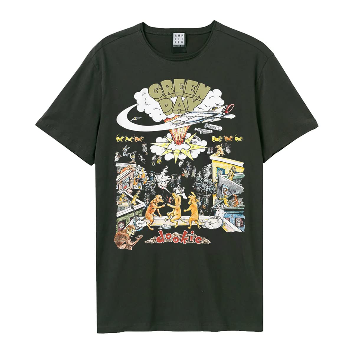 amplified-green-day-dookie-t-shirt-charcoal-gr-e-s image 1