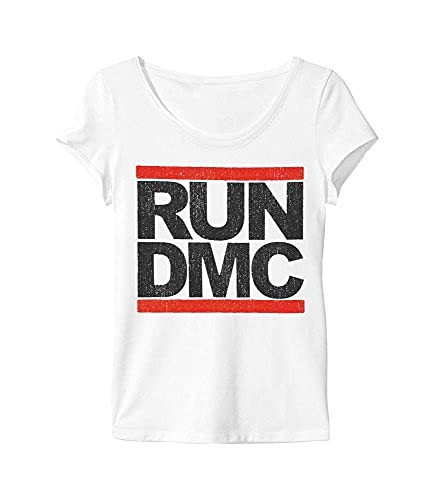 amplified-run-dmc-logo-t-shirt-damen-wei-40 image 2