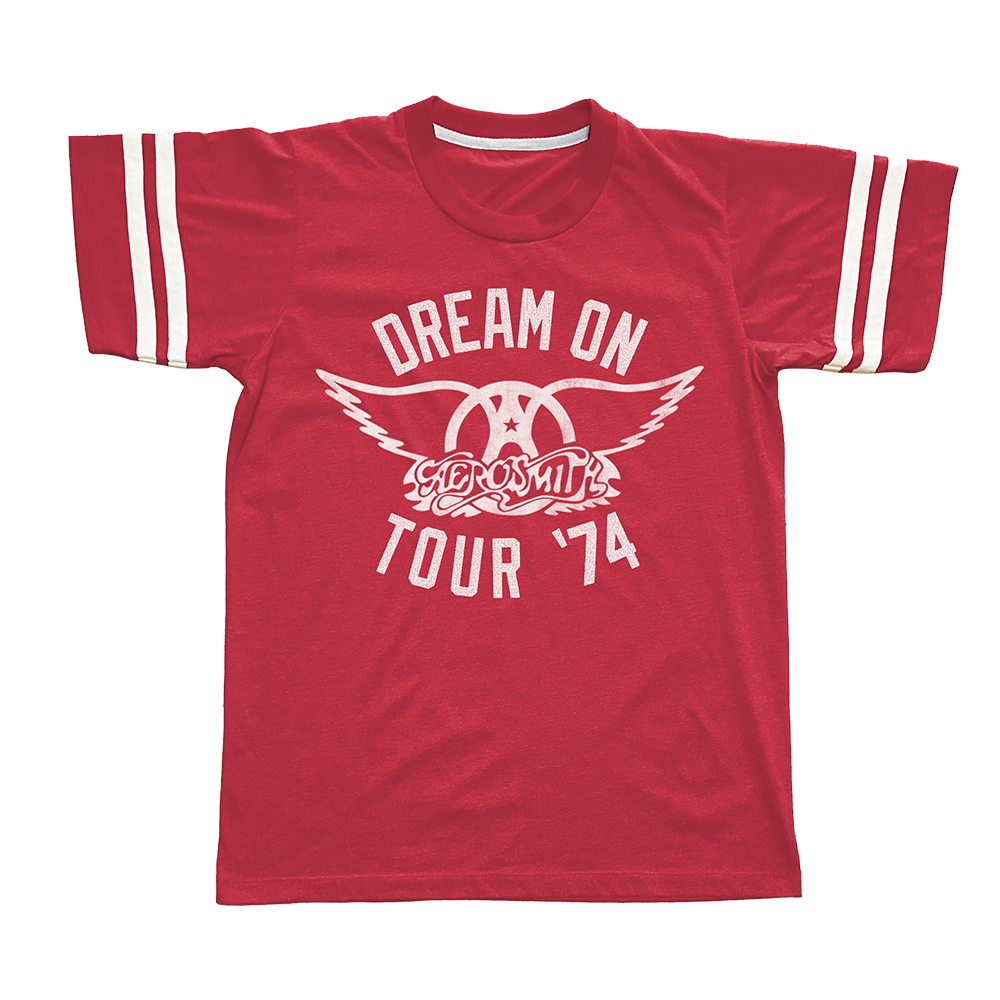 aerosmith-dream-on-tour-74-retro-t-shirt-rot-gr-l image 1