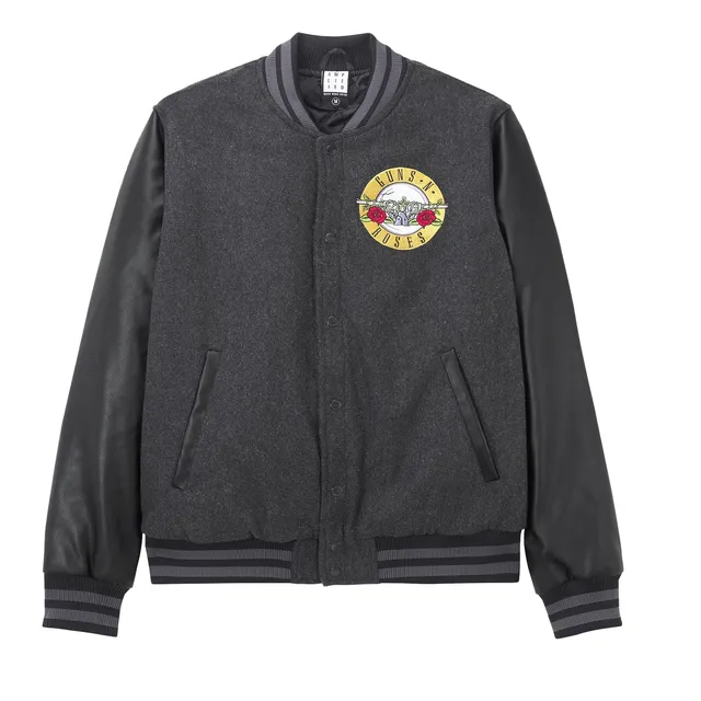 amplified-varsity-collegejacke-bandlogo-wolle-mix-gestickt image 1