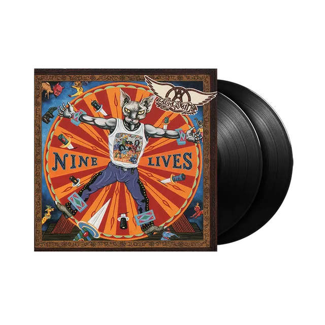aerosmith-nine-lives-2lp-doppel-vinyl-schallplatte-1997 image 1