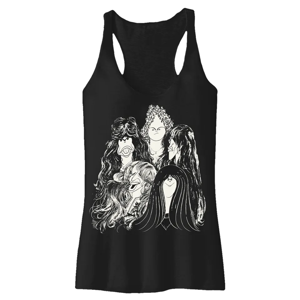 aerosmith-draw-the-line-tank-top-damen-schwarz-album-print image 1