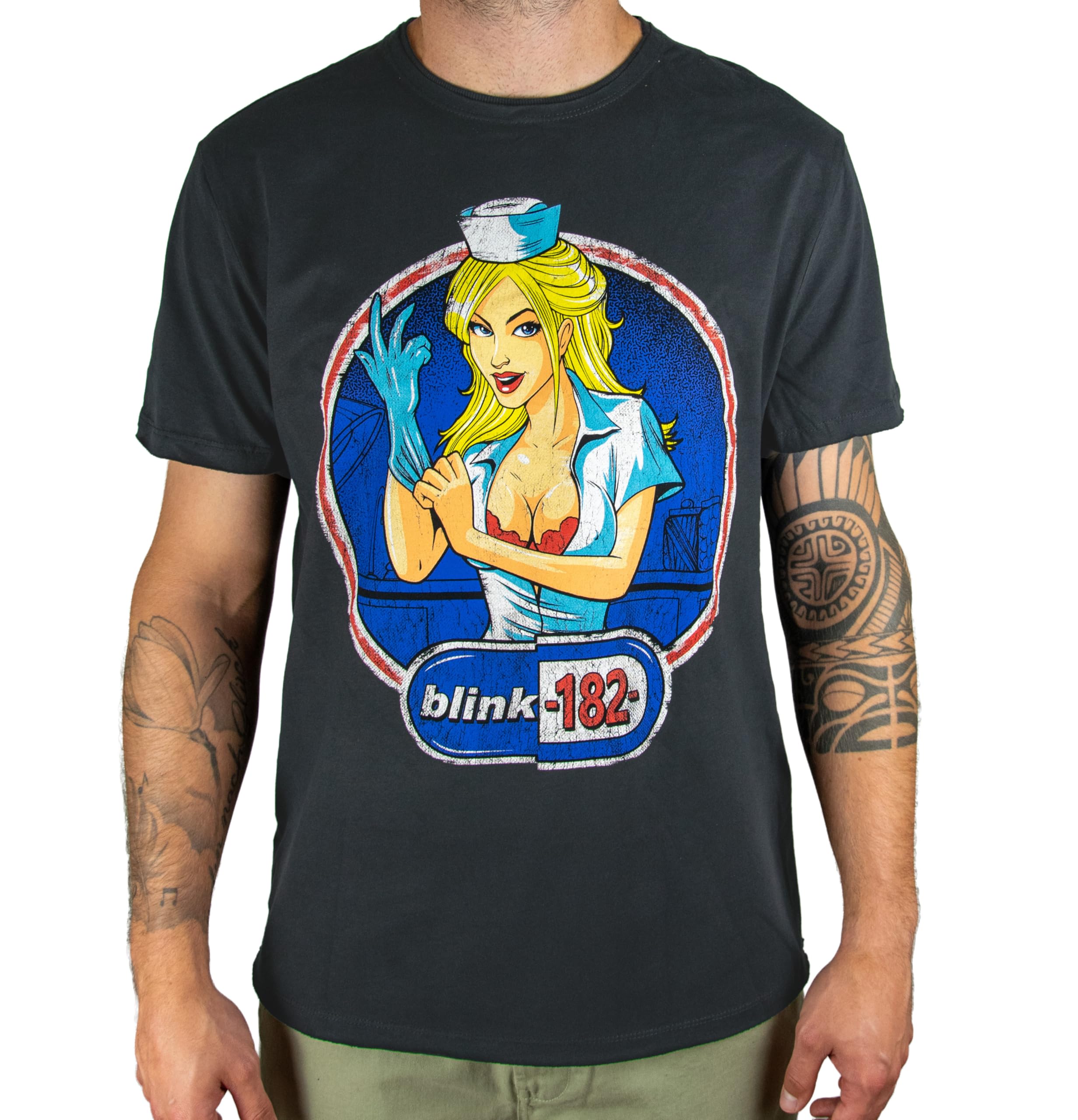 amplified-blink-182-enema-t-shirt-skate-vintage image 3