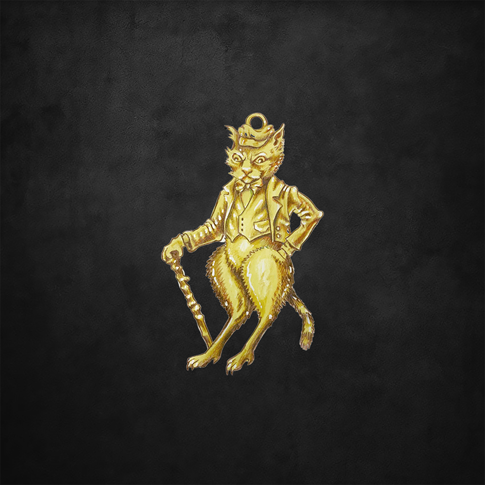 aerosmith-dandy-cat-charm-anh-nger-toys-small-bronze image 3