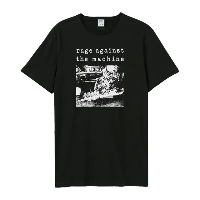 amplified-rage-against-the-machine-monk-fire-shirt-l-schwarz image 1