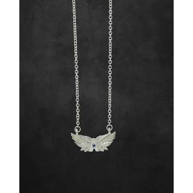 aerosmith-x-distefano-deuces-wings-kette-silber-saphir image 1