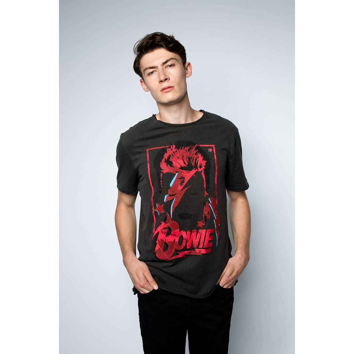 amplified-david-bowie-aladdin-sane-t-shirt-schwarz-baumwolle image 2