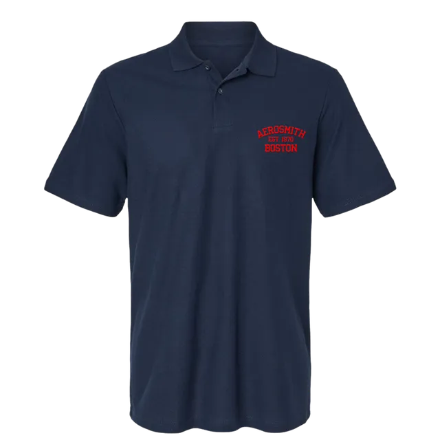aerosmith-est-1970-polo-shirt-navy-bestickt image 1