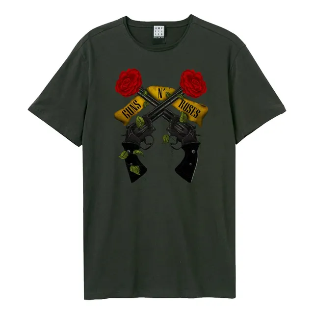 amplified-guns-n-roses-shooting-roses-t-shirt-grau-xs image 1