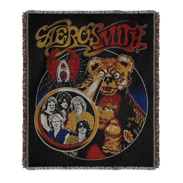 aerosmith-toys-in-the-attic-blanket-decke-baumwolle-50x60 image 1
