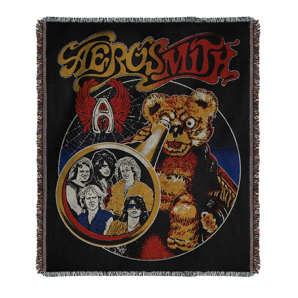 aerosmith-toys-in-the-attic-blanket-decke-baumwolle-50x60 image 1