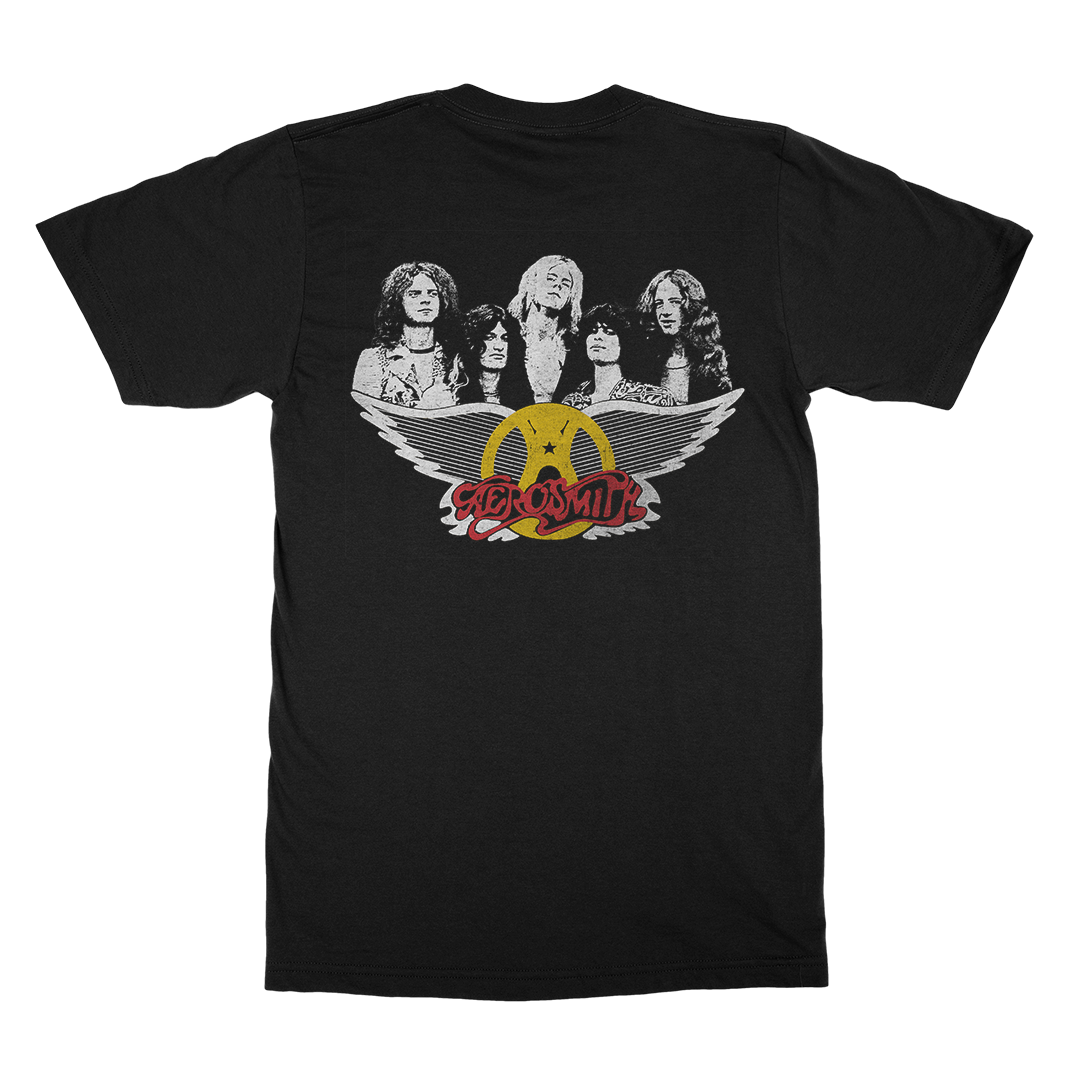 aerosmith-live-at-the-summit-t-shirt-schwarz-unisex-tour-1977 image 3