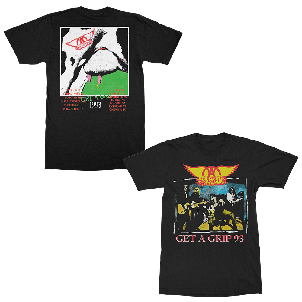 aerosmith-get-a-grip-93-t-shirt-schwarz-unisex-tour image 1