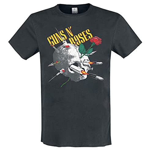 amplified-guns-n-roses-needle-skull-t-shirt-vintage image 2