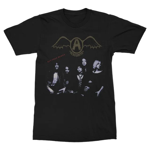 aerosmith-get-your-wings-t-shirt-schwarz-album-cover image 1