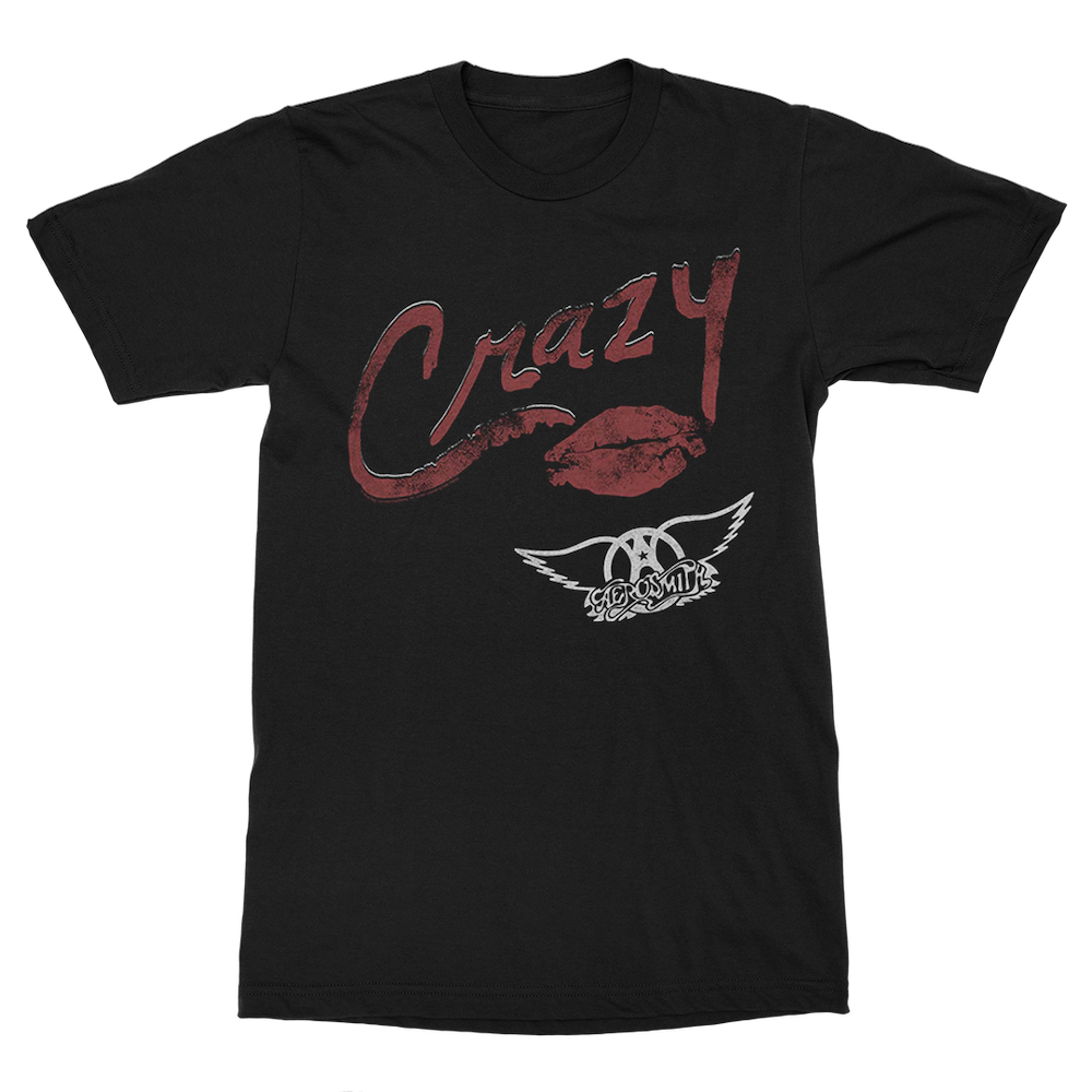 aerosmith-crazy-t-shirt-unisex-schwarz-classic-print image 1