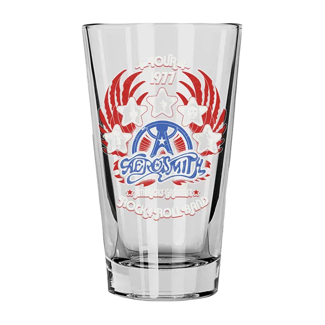 aerosmith-america-s-greatest-pint-glas-band-logo image 1