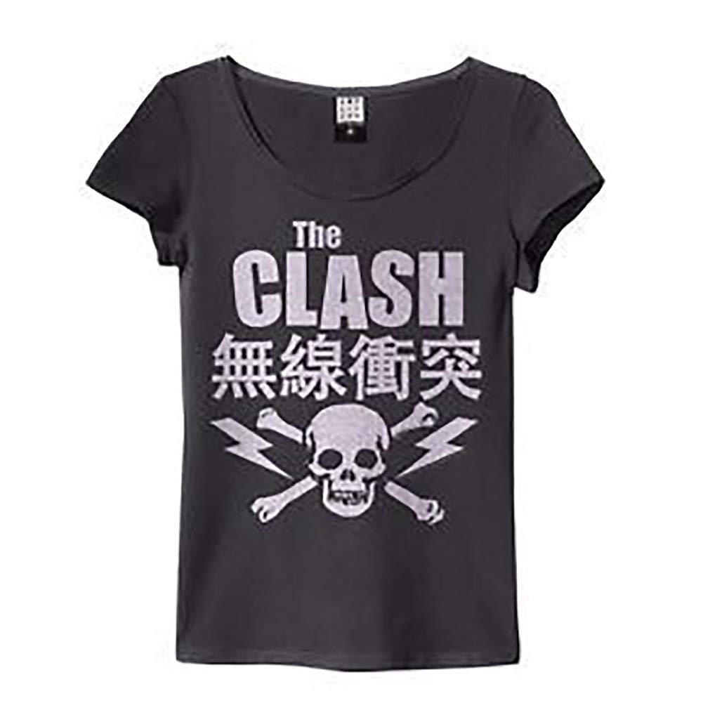 amplified-damen-t-shirt-schwarz-dunkelgrau-bandshirt image 1
