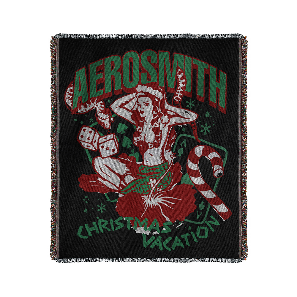 aerosmith-christmas-vacation-blanket-decke-127x152-baumwolle image 1