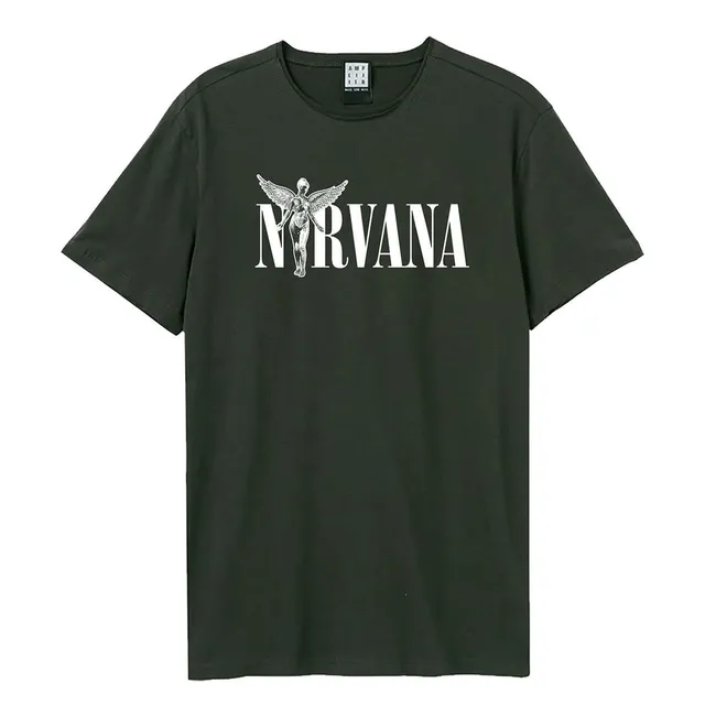 amplified-nirvana-in-utero-band-t-shirt-l-schwarz-baumwolle image 1
