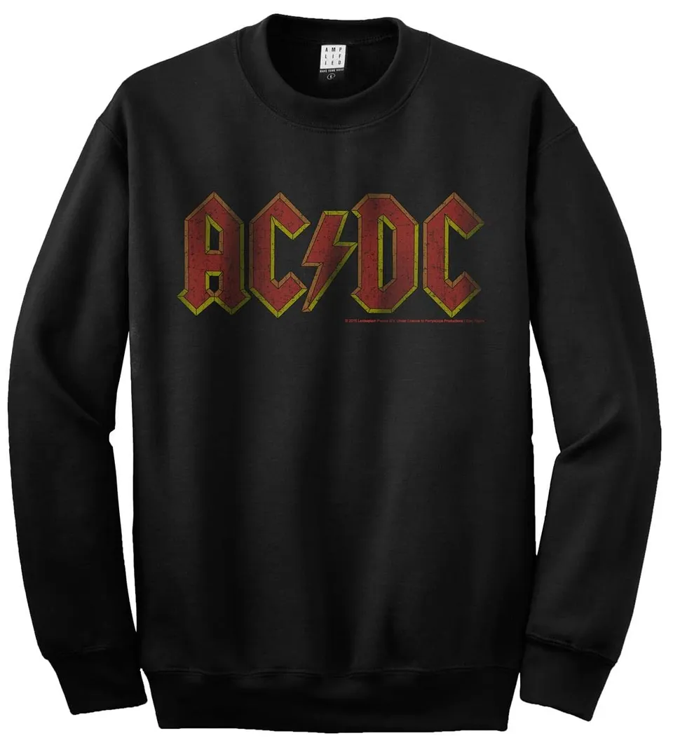 amplified-ac-dc-logo-t-shirt-herren-schwarz-s image 1