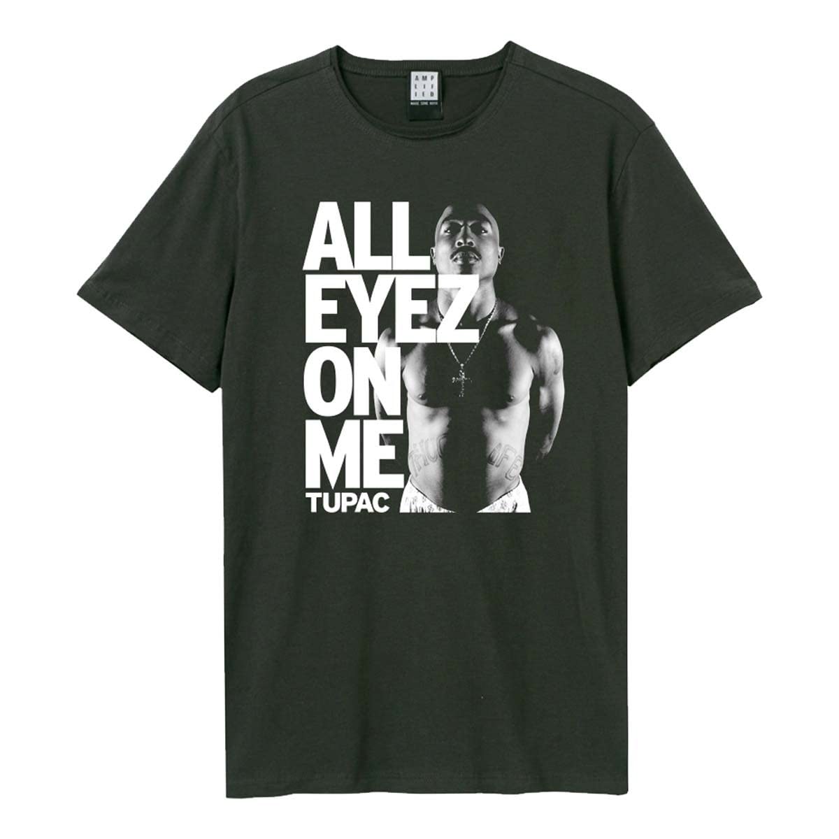 amplified-tupac-all-eyez-on-me-t-shirt-charcoal-xs image 1
