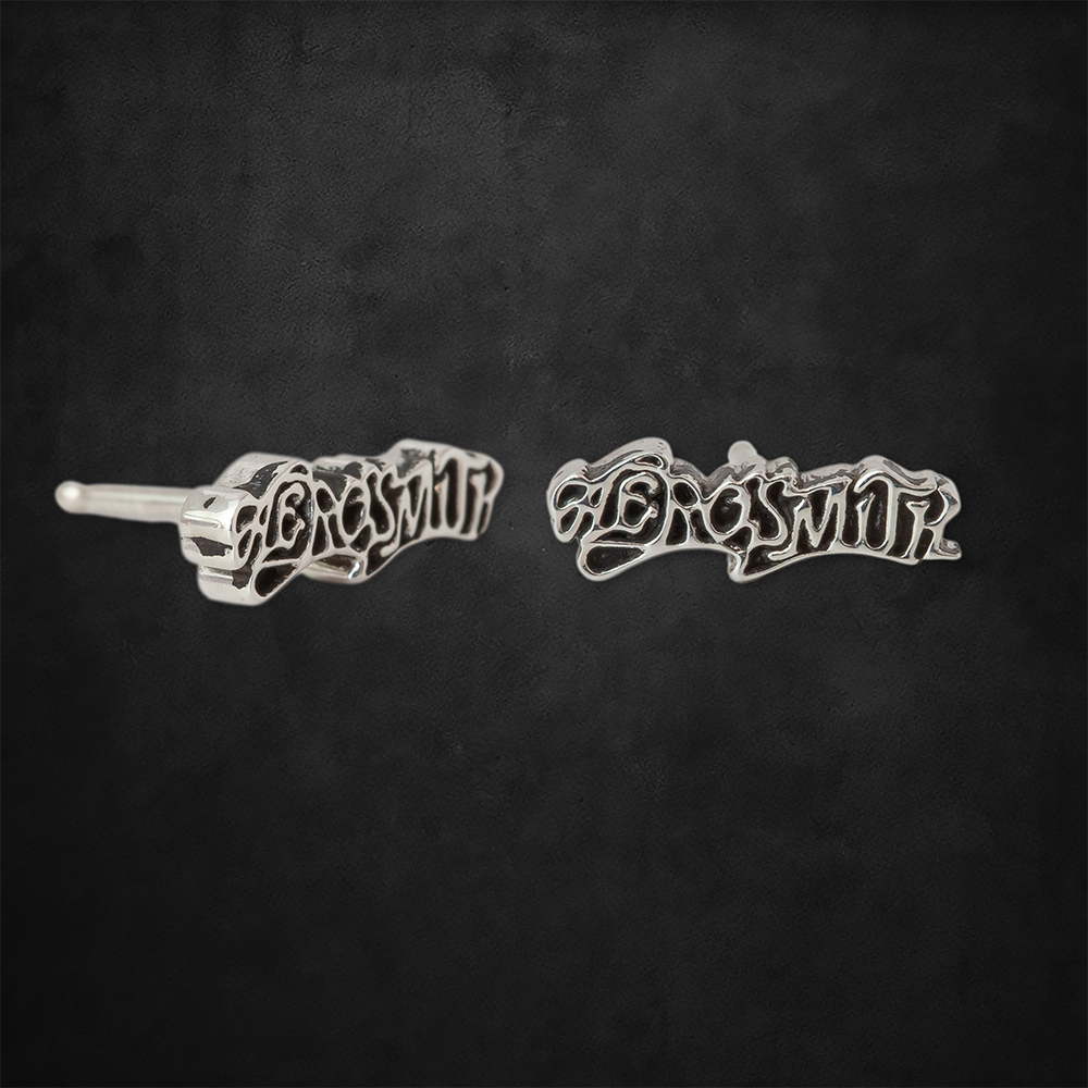 aerosmith-x-distefano-ohrstecker-silber-11-5-mm-logo-paar image 1