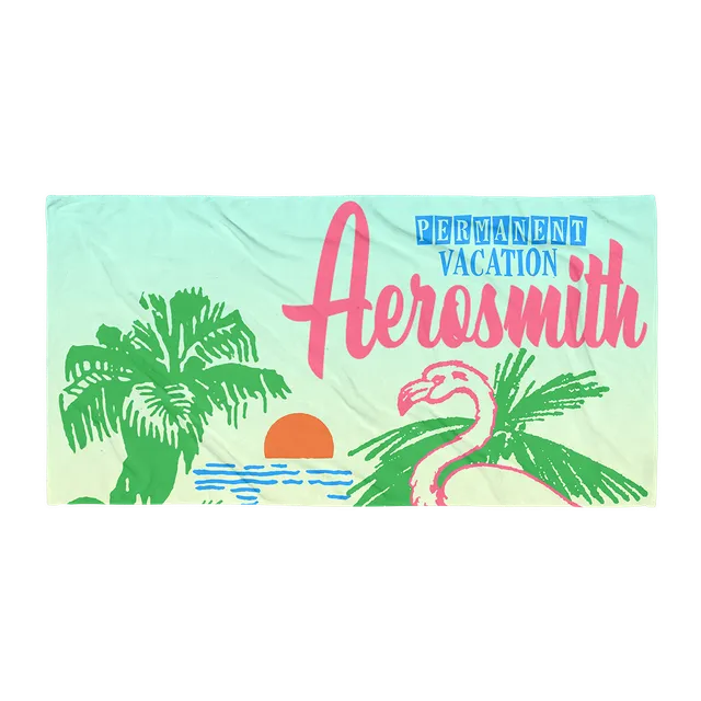 aerosmith-permanent-vacay-beach-towel-handtuch-bunt image 1
