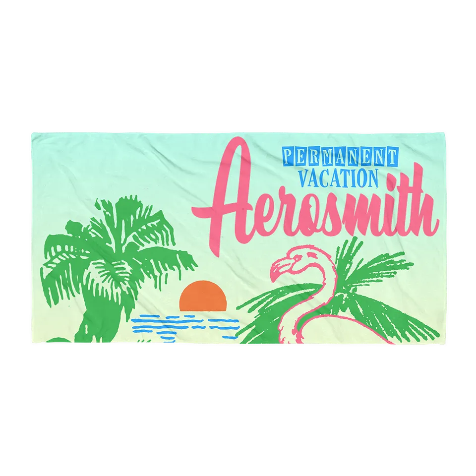 aerosmith-permanent-vacay-beach-towel-handtuch-bunt image 1