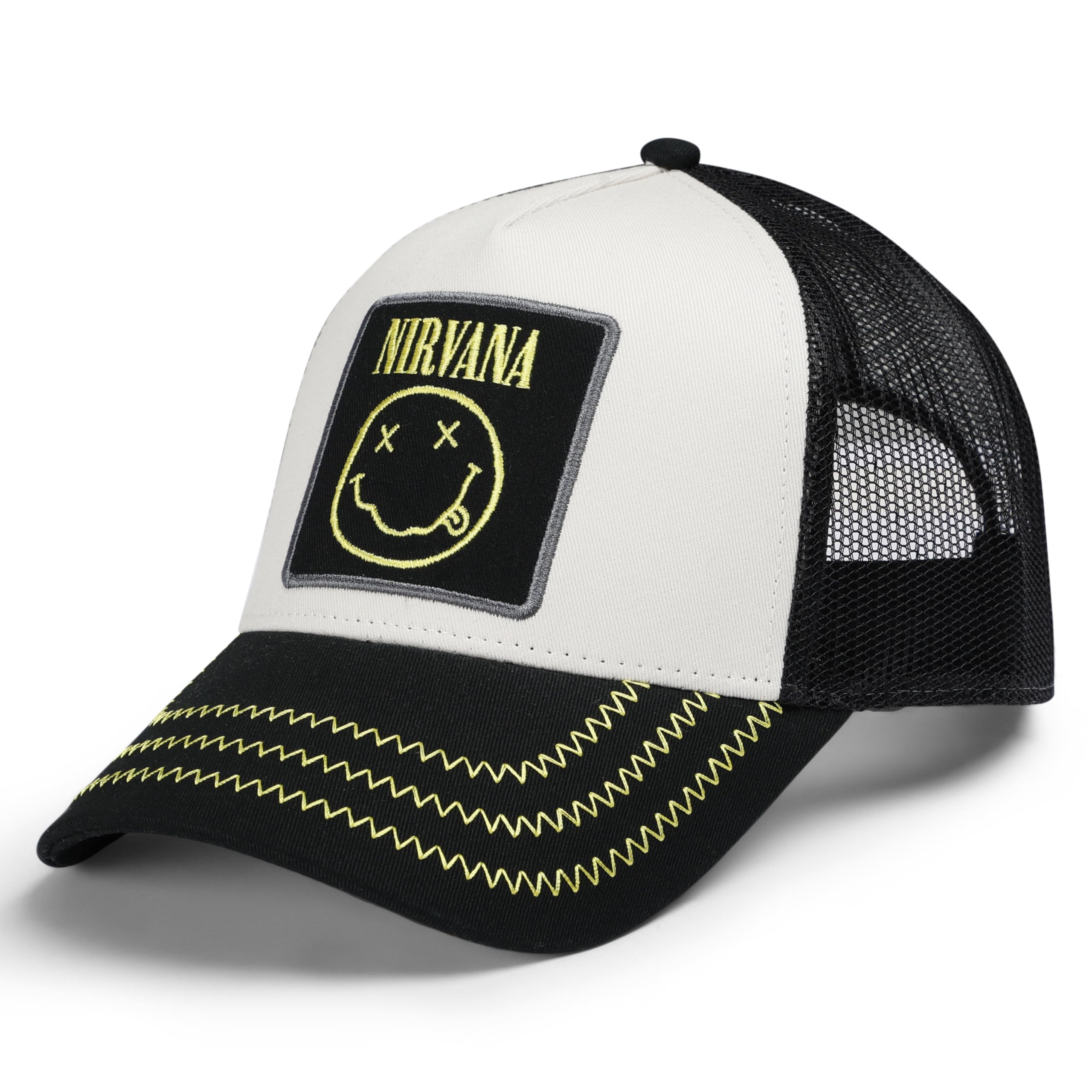 amplified-trucker-caps-rolling-stones-kappe-grau-rot image 6