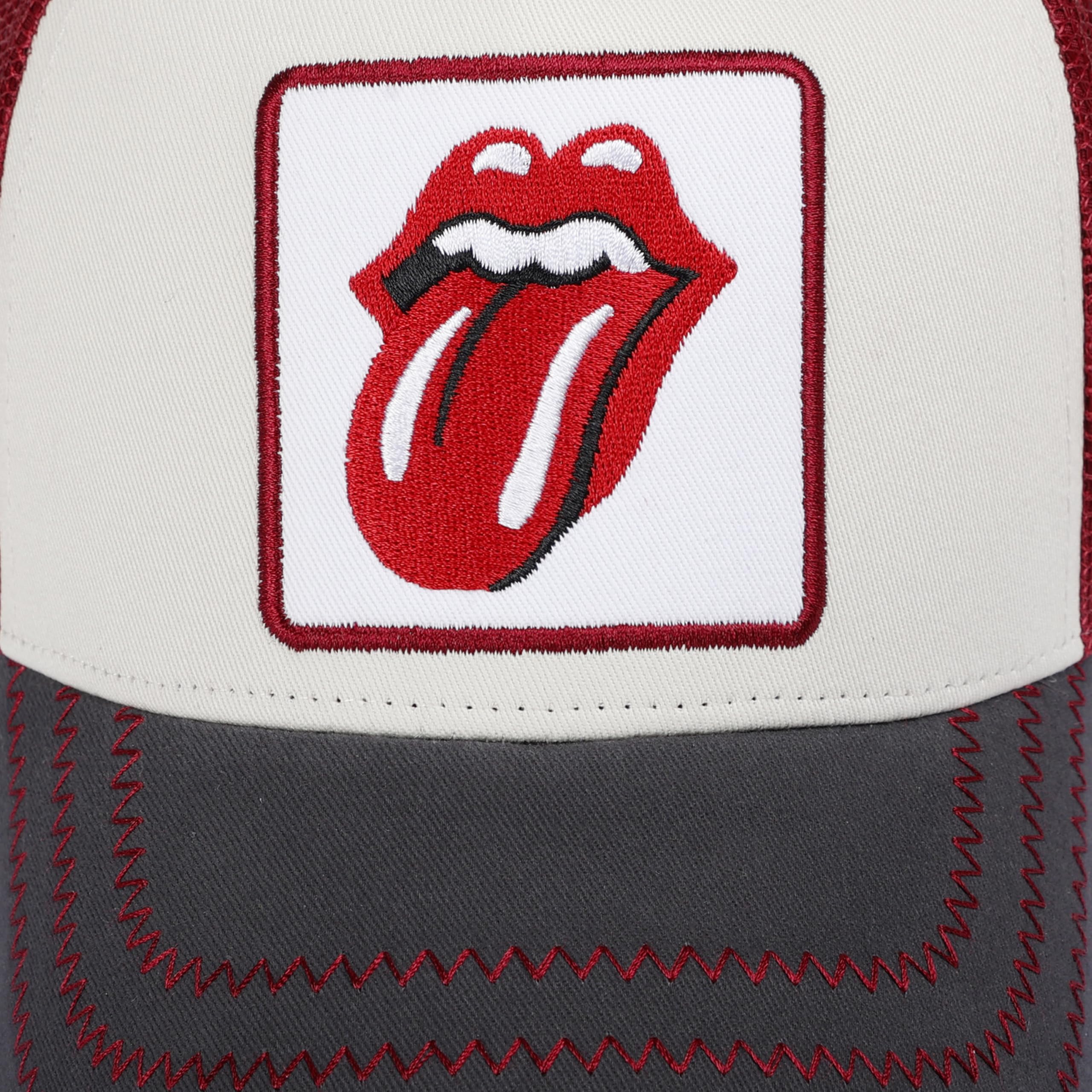 amplified-trucker-caps-rolling-stones-kappe-grau-rot image 4