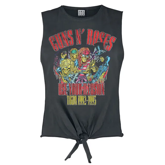 amplified-guns-n-roses-top-damen-use-your-illusion-baumwolle image 1