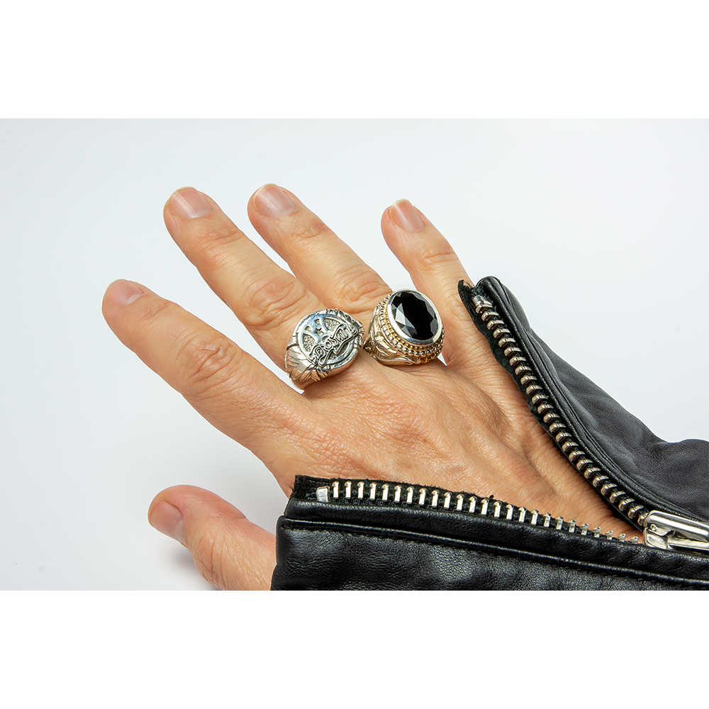 aerosmith-x-distefano-classic-signet-ring-siegelring-sterlingsilber image 6